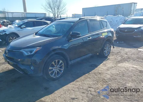 2017 Toyota Rav4 Hybrid Limited из США, поврежденный, VIN JTMDJREV5HD098857